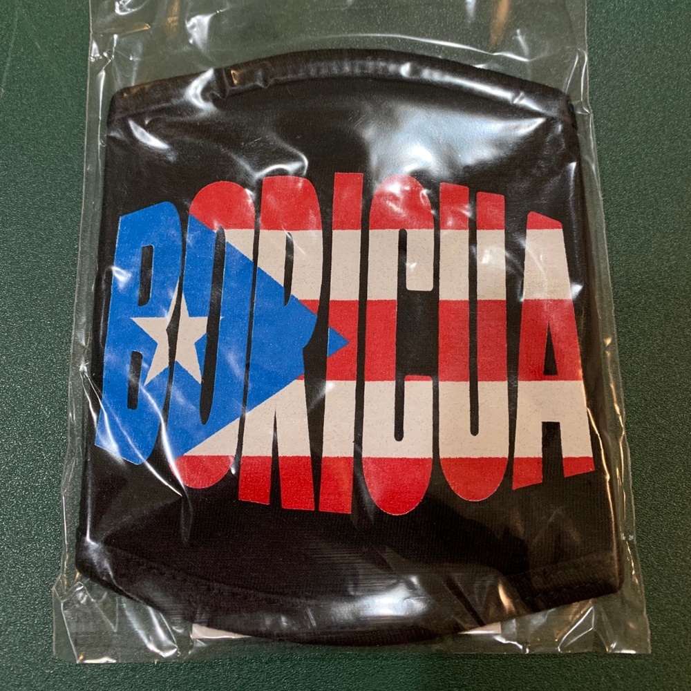 Boricua Face mask fabric